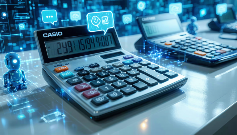 À l&rsquo;ère de l&rsquo;IA et des chatbots, Casio continue de conquérir le marché avec des millions de calculatrices vendues