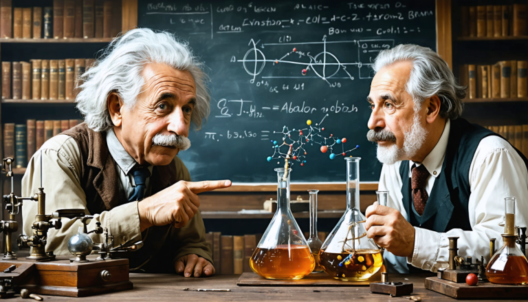 Albert Einstein et Robert Brown : Quand la science valide l&rsquo;existence des atomes