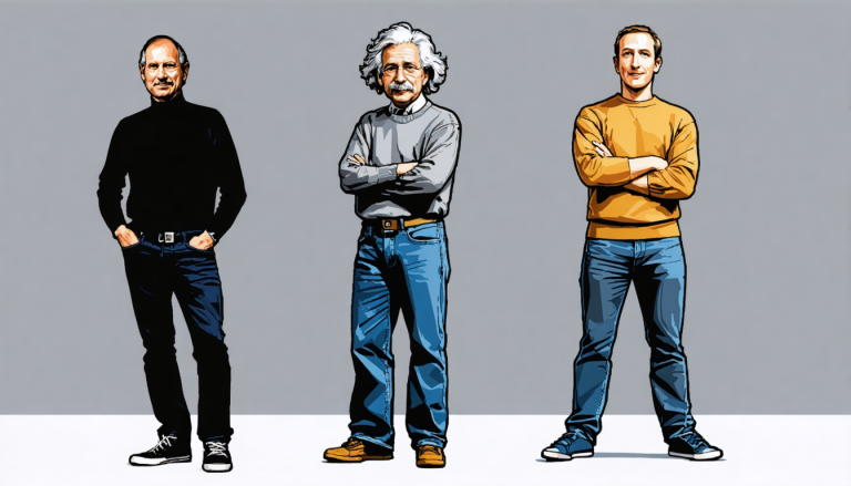 Steve Jobs, Einstein et Zuckerberg : découvrez pourquoi les esprits brillants adoptent une tenue uniforme au quotidien