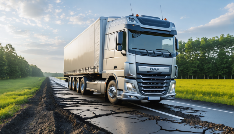 Un camion DAF innovant pour évaluer les déformations des routes