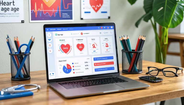 Un outil en ligne gratuit pour évaluer votre âge cardiaque et le risque de maladies
