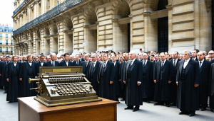 un tribunal de paris suspend la vente aux enchères de la plus ancienne calculatrice connue, protégeant ainsi un précieux artefact historique et scientifique.