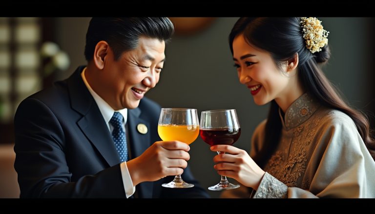 Xi et Kim trinquent, mais ont des visions divergentes
