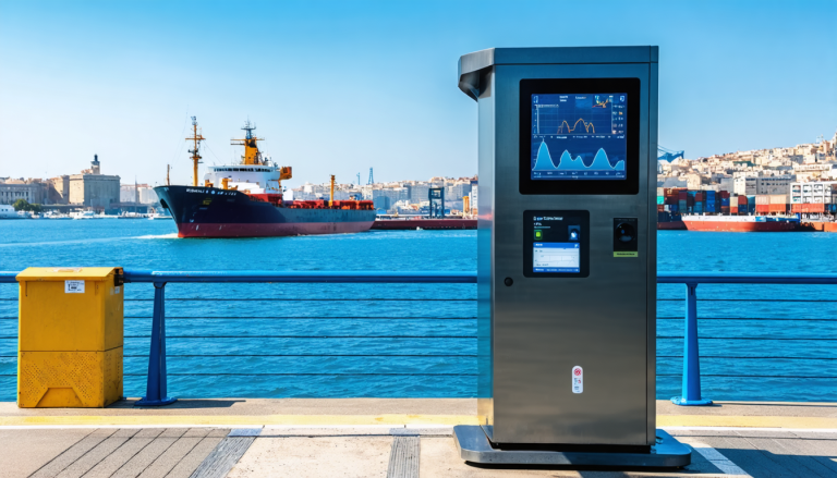 un nouveau dispositif pour évaluer la pollution atmosphérique dans le port de Marseille